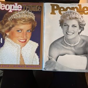 Lot of two PEOPLE magazines- 1997 Princess Diana